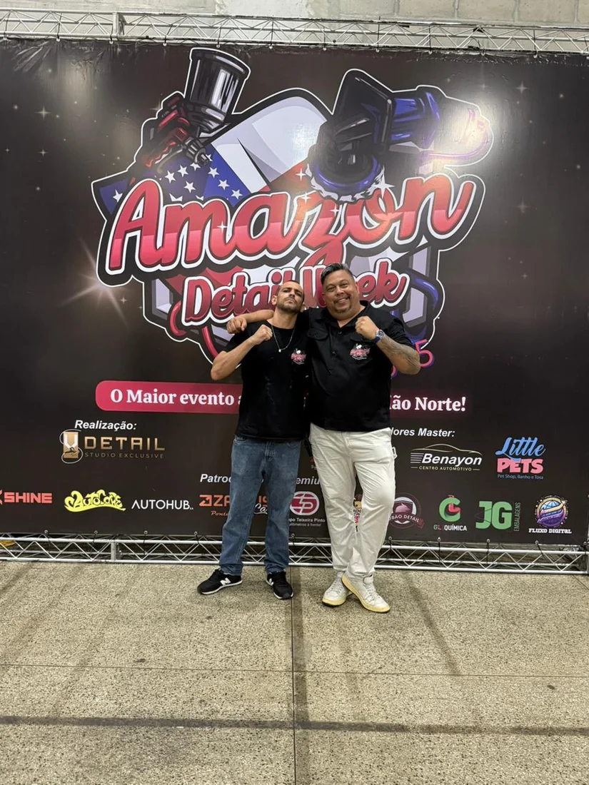 Registro presencial de Allan Felipe no Amazon Detail Week 2025, em Manaus